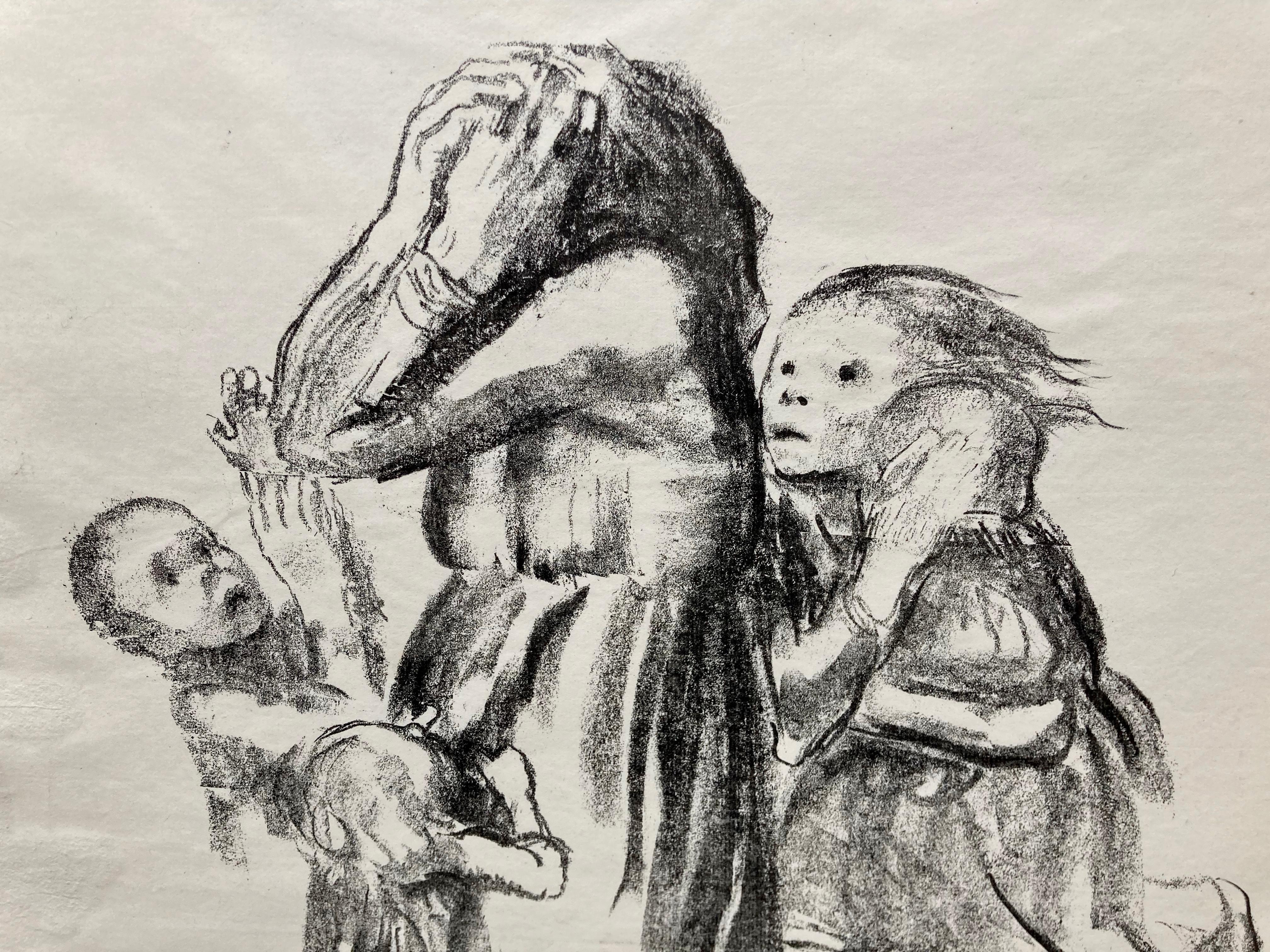GEFALLEN (Gefallen im Kampf) (Expressionismus), Print, von Käthe Kollwitz