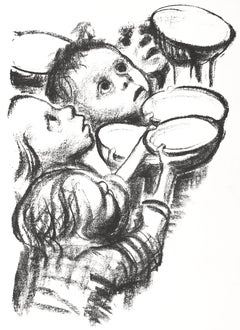 Kathe Kollwitz, Deutschlands Kinder verhungern, 1941 (nach)