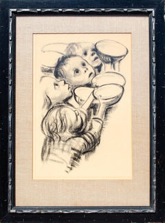 Käthe Kollwitz Lithograph, "Germany's Children Are Starving"