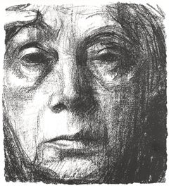 Kathe Kollwitz, Self-Portrait, extrait de dix lithographies, 1941 (d'après)