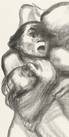 Kollwitz, Death Seizes a Woman (after)