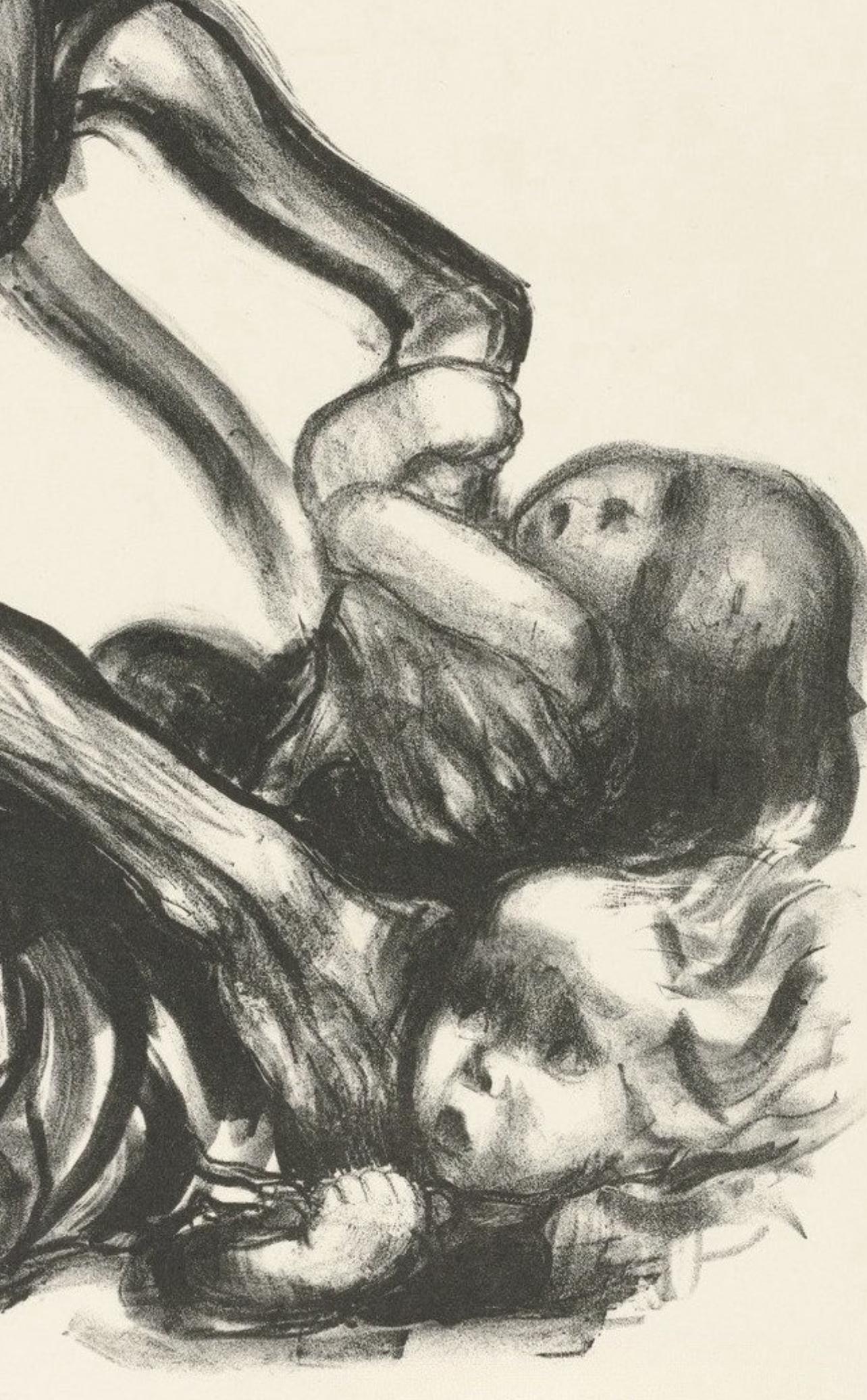 Kollwitz, Death seizes the Children (after) - Print by Käthe Kollwitz