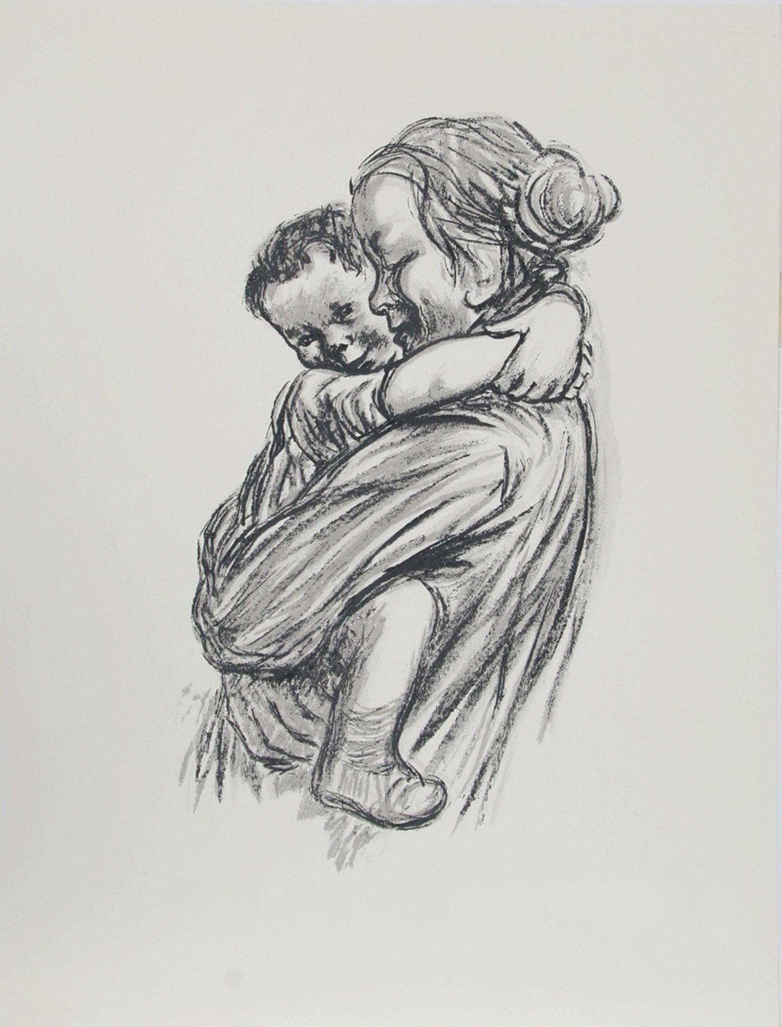 Kollwitz, Mother and Child (after) - Print by Käthe Kollwitz