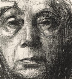 Vintage Kollwitz, Self-Portrait (after)