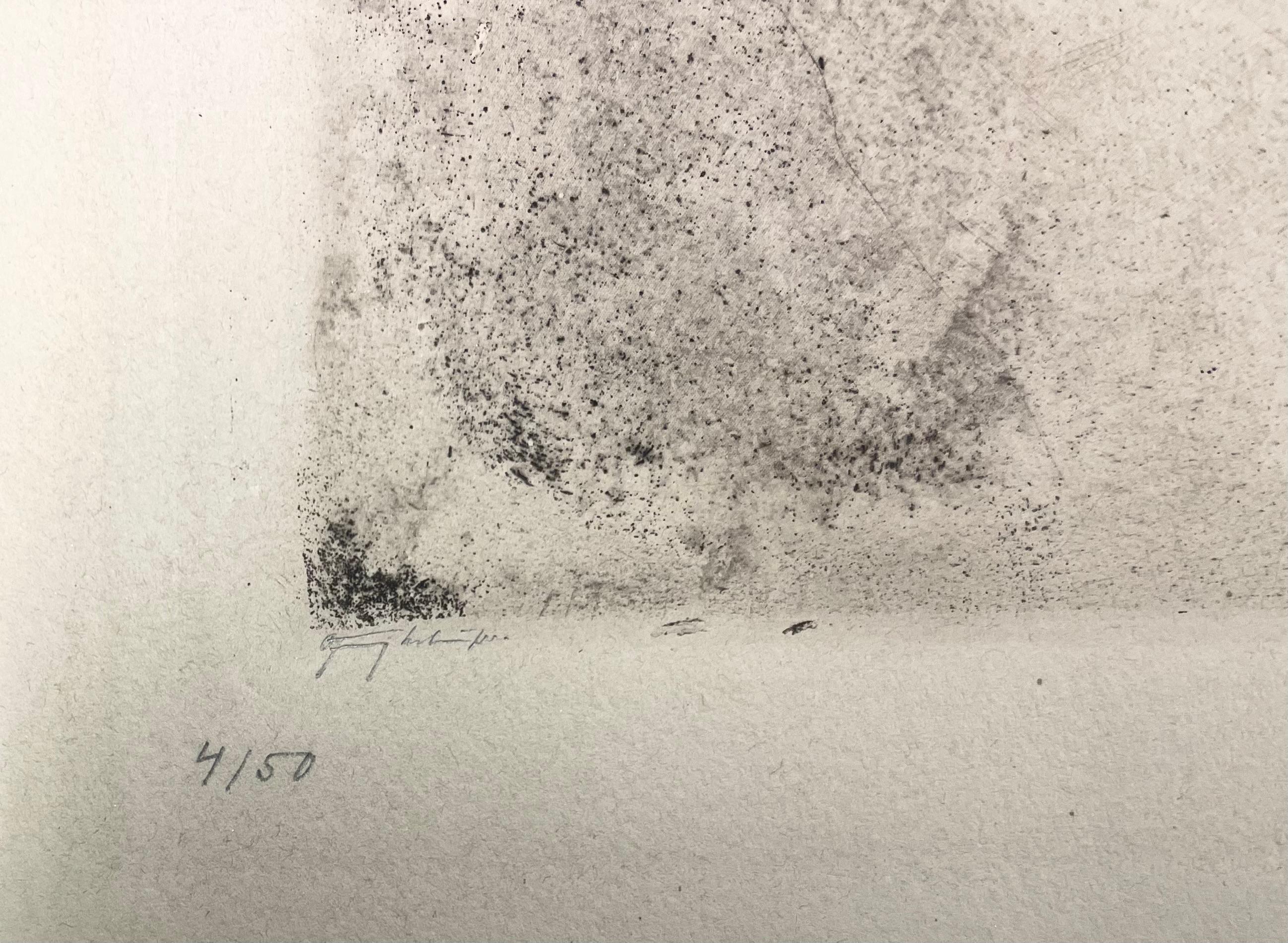 Kollwitz, Kathe. TOD, FRAU UND KIND (DEATH, WOMAN AND CHILD). Knesebeck 108, Klipstein 113. Etching, drypoint, sandpaper, and soft-ground with the imprint of Ziegler's transfer paper, 1910. Knesebeck's State XI(c) of 14. 50 numbered proofs. Numbered