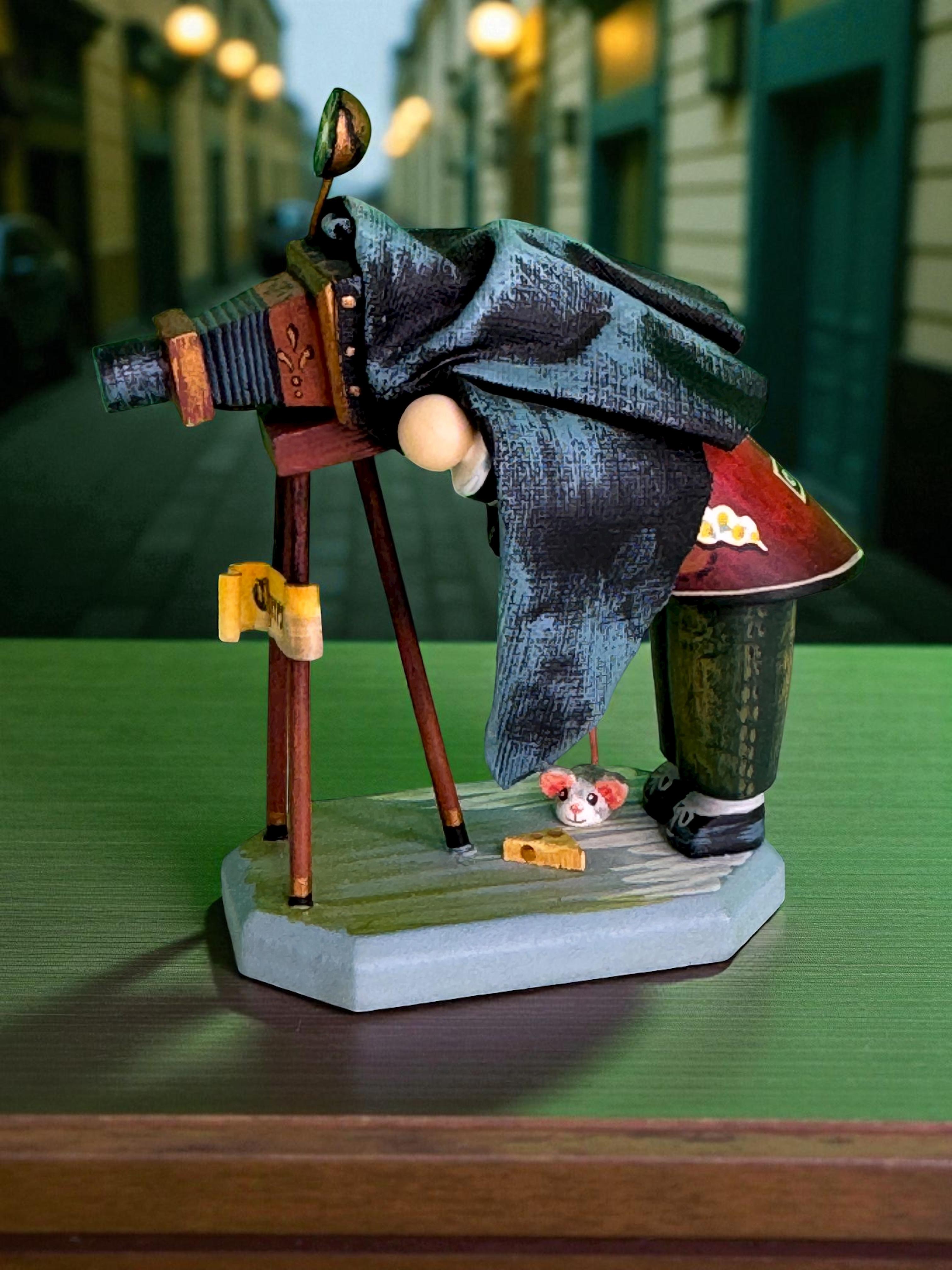 Kathe Wohlfahrt Kindertraum Figurina Olde Time Camera Man 2002 Ltd. Ed. 89/200 2