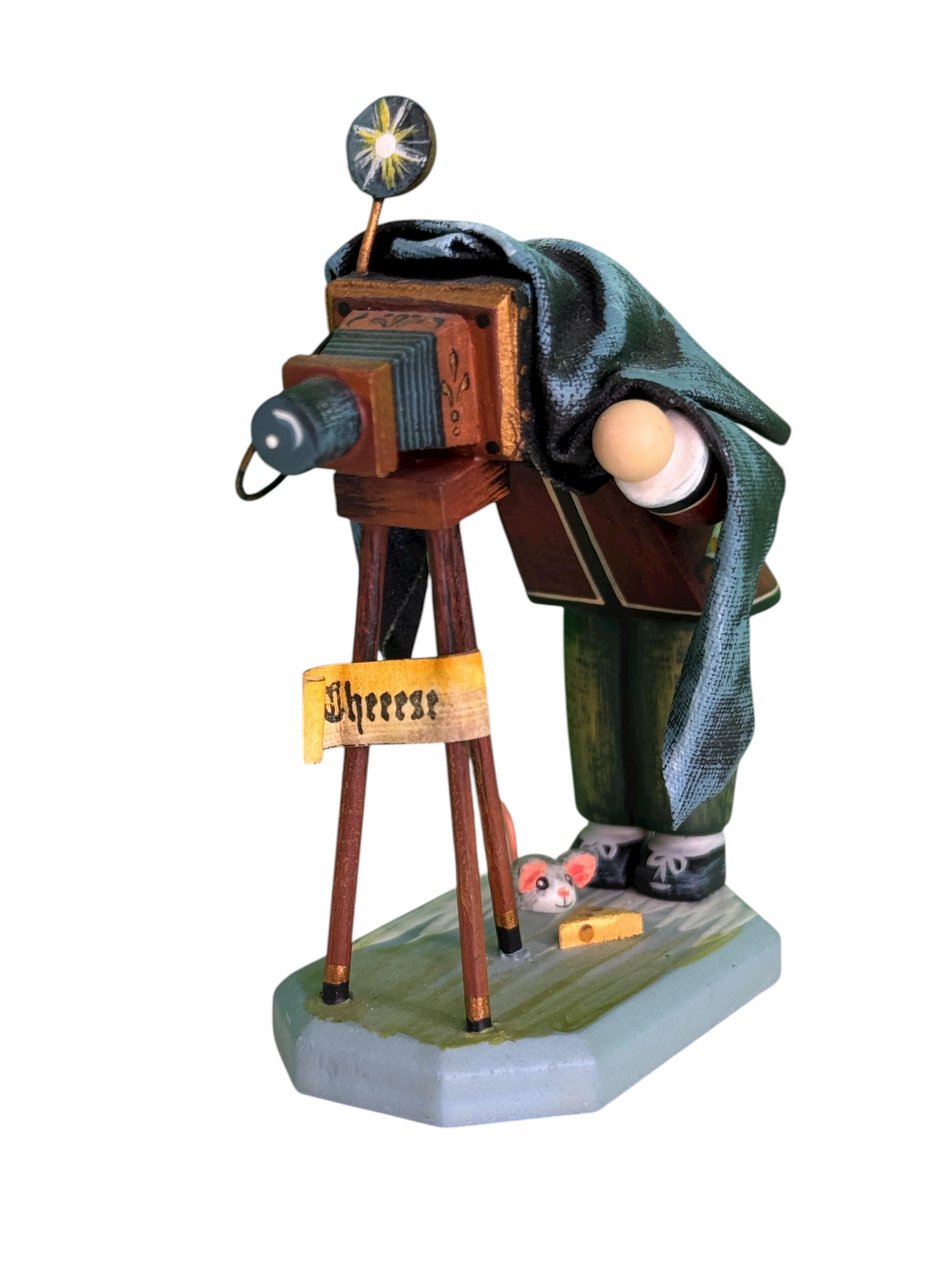 Figurina di cameraman di Käthe Wohlfahrt 