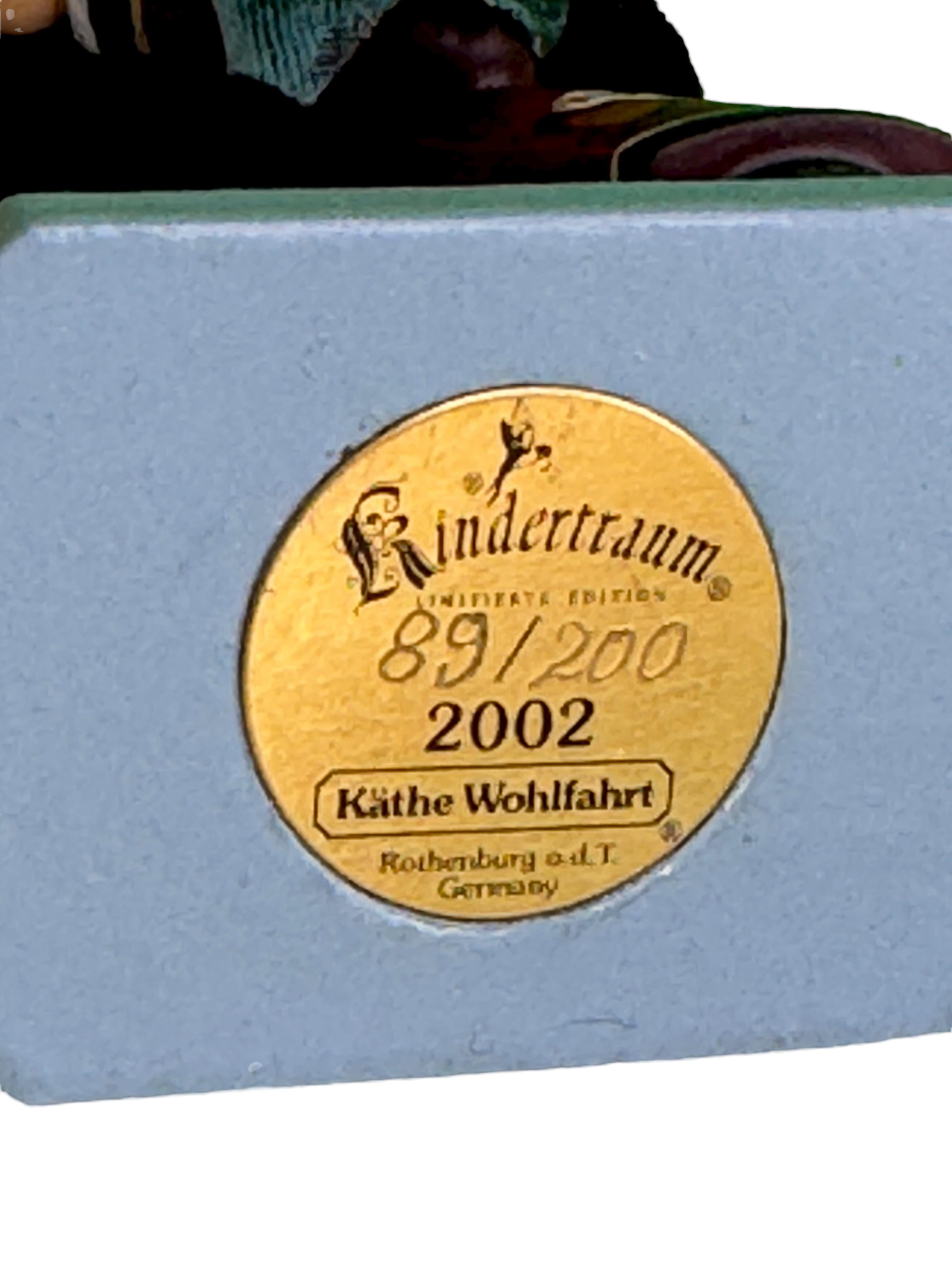 XXI secolo e contemporaneo Kathe Wohlfahrt Kindertraum Figurina Olde Time Camera Man 2002 Ltd. Ed. 89/200