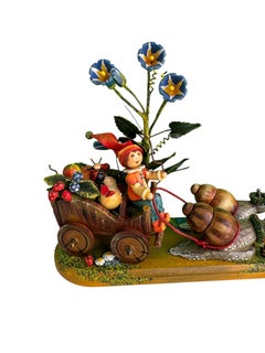 Kathe Wohlfahrt Kindertraum "Little Elf Goes To Market" Meadow Life Ltd. Ed. 652