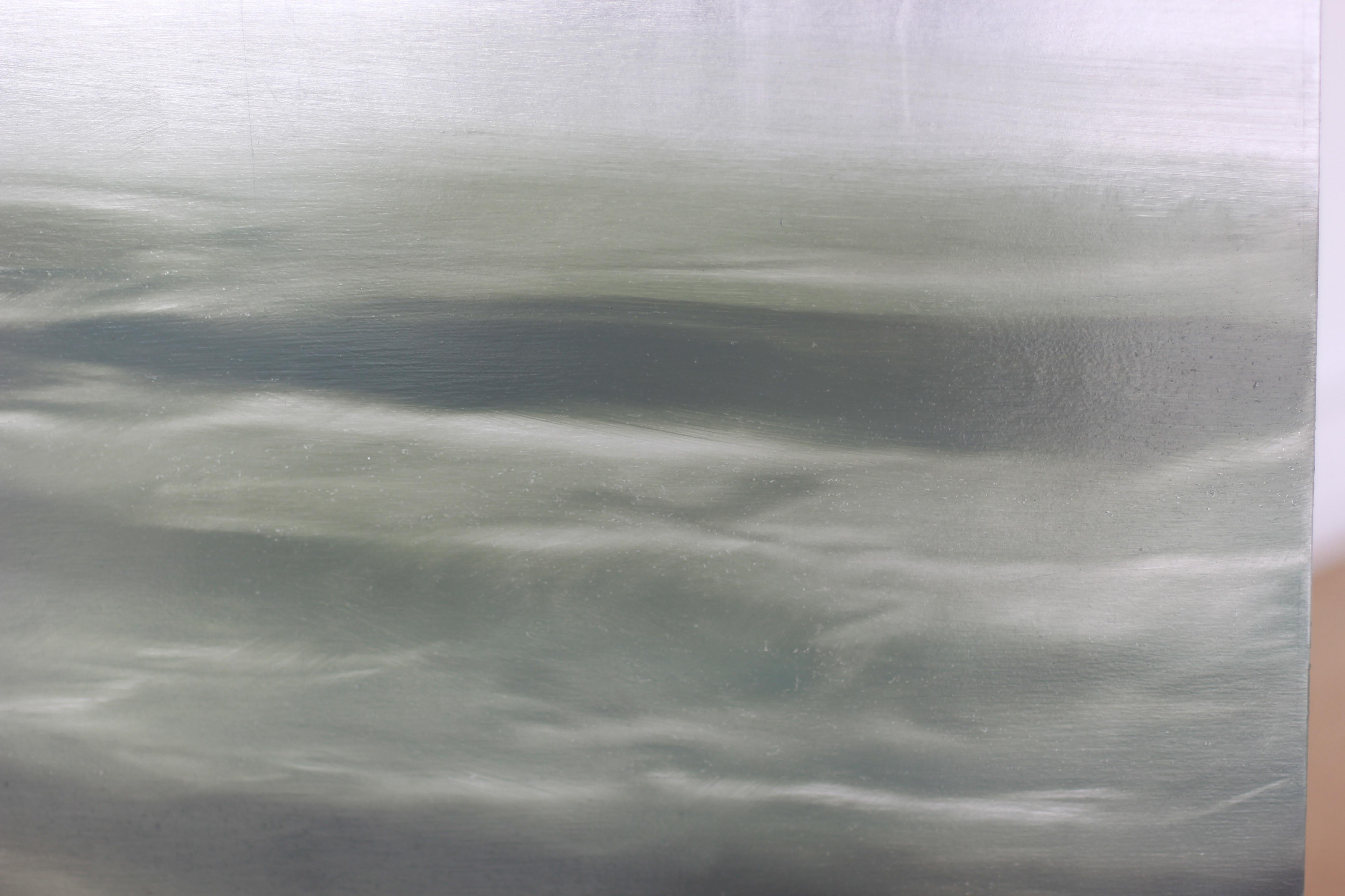 Mystic - Silver Landscape Painting by Katherine B. Young