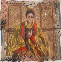 Cuadro enmarcado «Au Japon», de 13" x 13" pulgadas, de Katherine Bakhoum Tisné