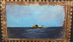 "En Plein Mer” Landscape Oil Painting 5" x 8" inch by Katherine Bakhoum Tisné