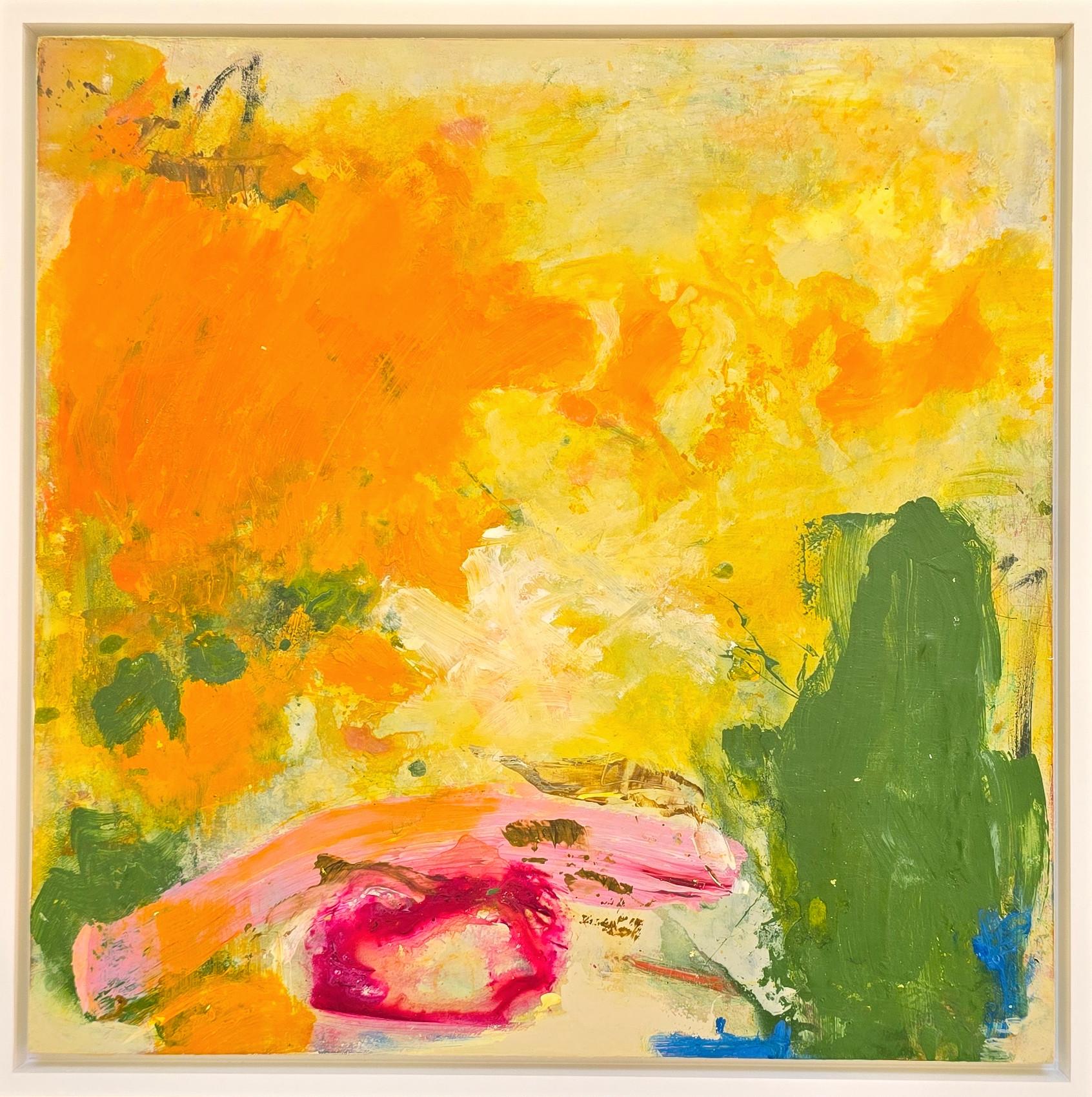 Bits of Magenta (Abstract, Expressive, Fun, Colorful, Warm, Soft) For Sale 2