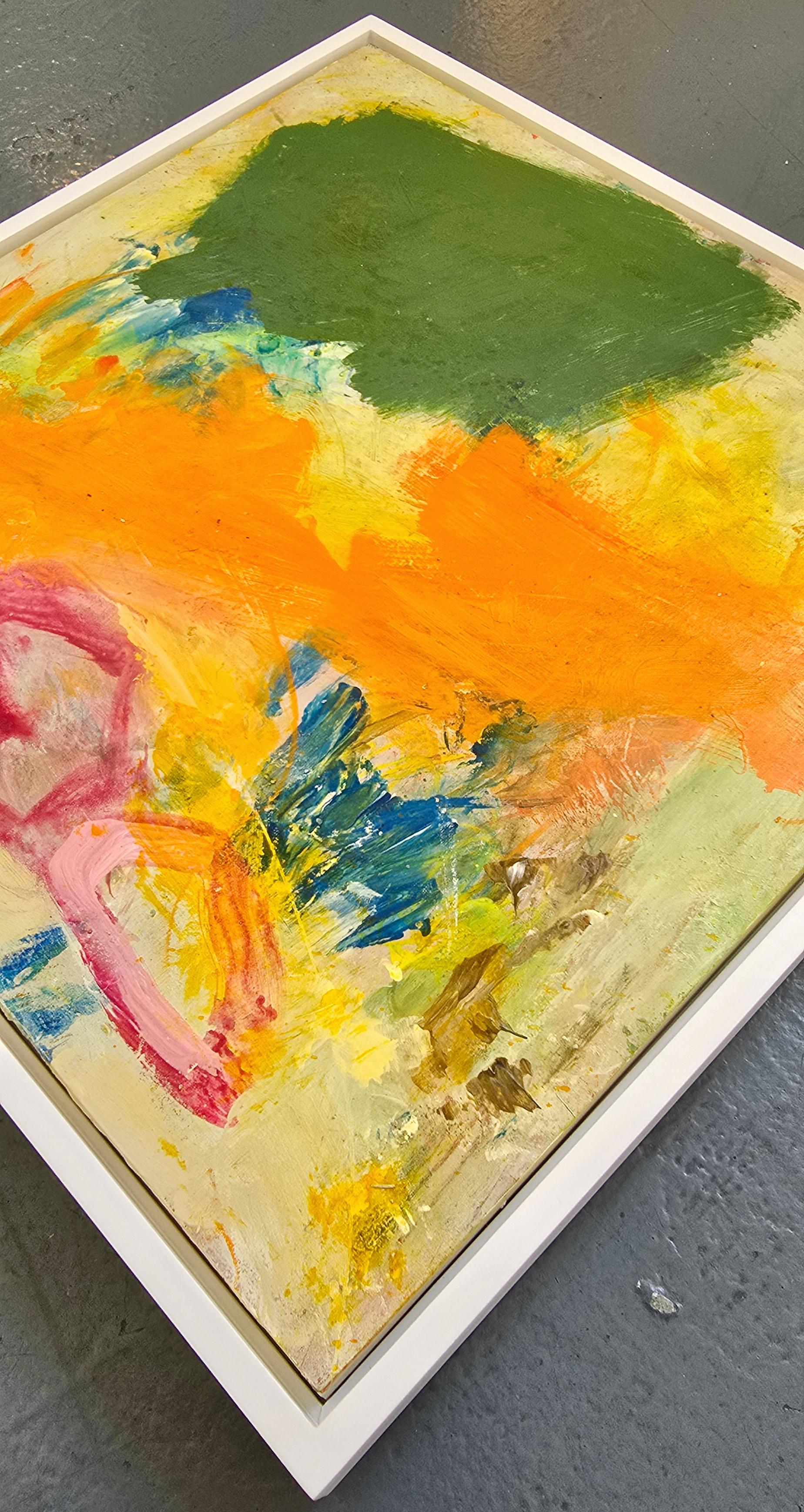 Bits of Magenta II (Abstract, Expressive, Fun, Colorful, Warm, Soft) im Angebot 3