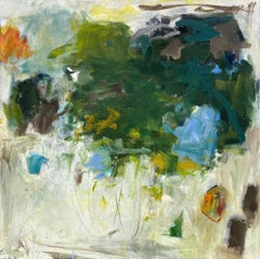 Nube de Desconocimiento (Abstracto, Expresionista, Profundo, Verde, Verde azulado, Azul)