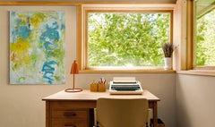 Is That So (Astratto, Espressionismo, Caldo, Vivace, Verde, Verde acqua, Giallo, 20% OFF)