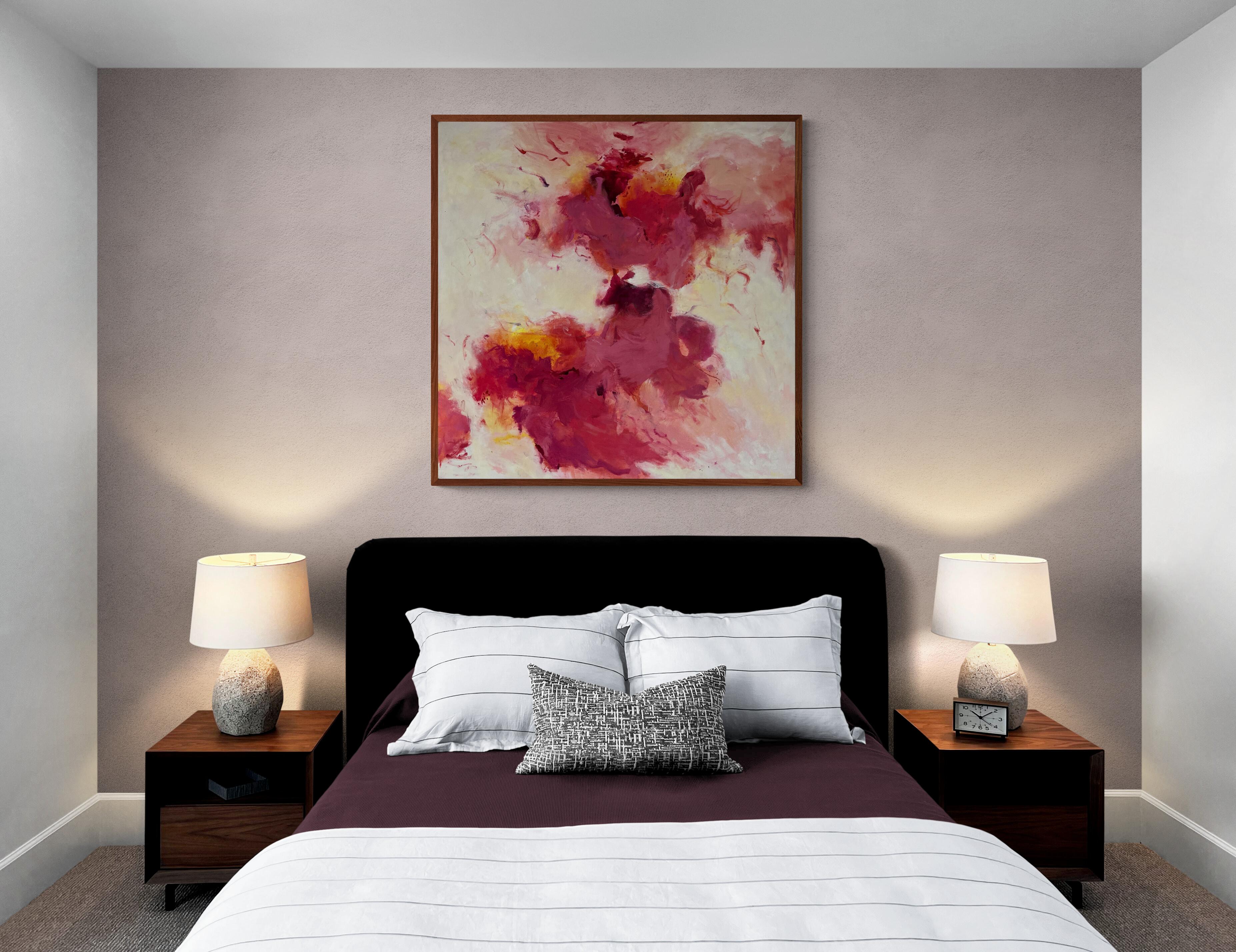 Love Pact (Abstract, Expressionism, Warm, Sensual, Clouds, Flowing, 25% OFF) 1