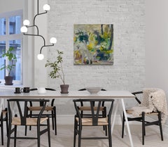 Under the Impression (Astratto, Espressionismo, Verde, Verde acqua, Viola, 25% OFF)