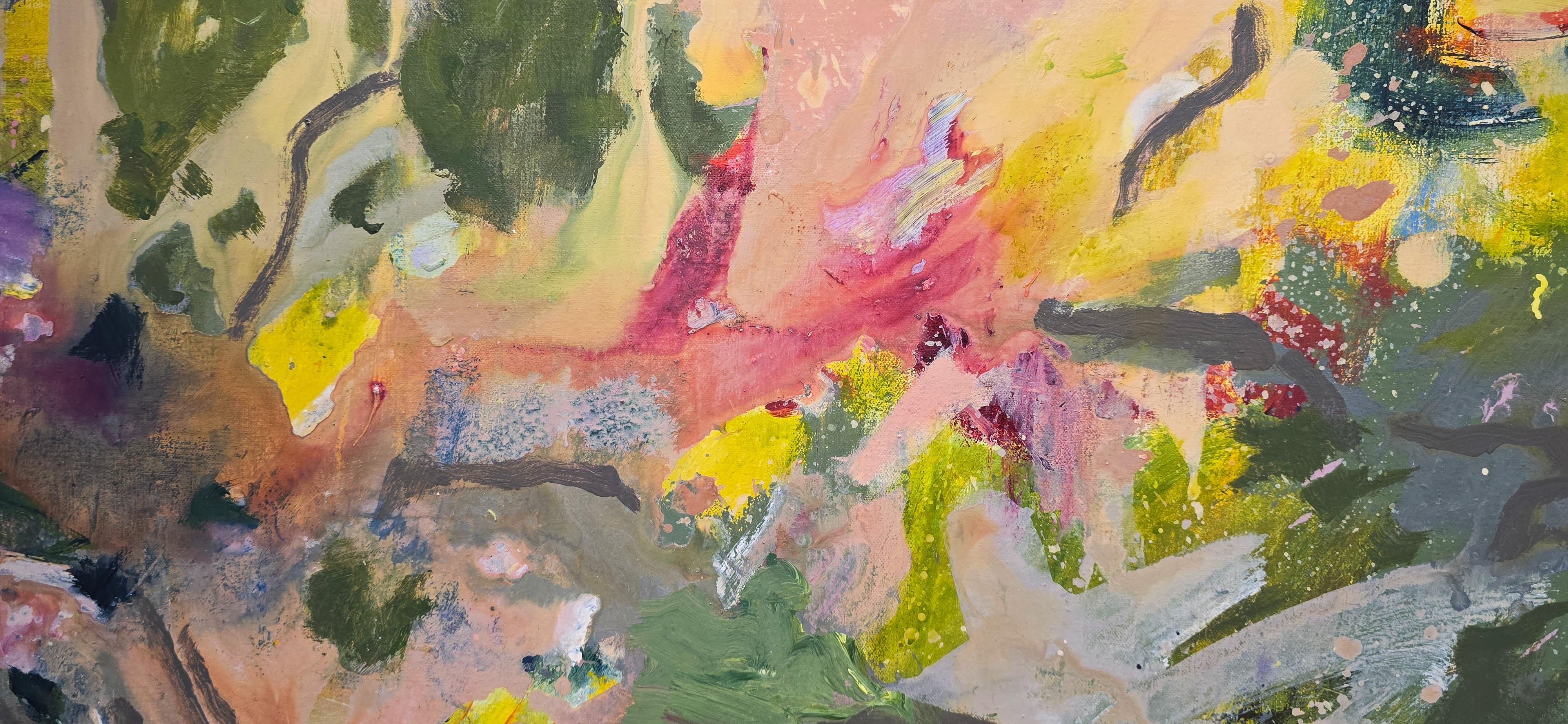 Whirl Wind (Abstract, Expressive, Fun, Colorful, Warm, ~40% OFF - LIMITED TIME) For Sale 4