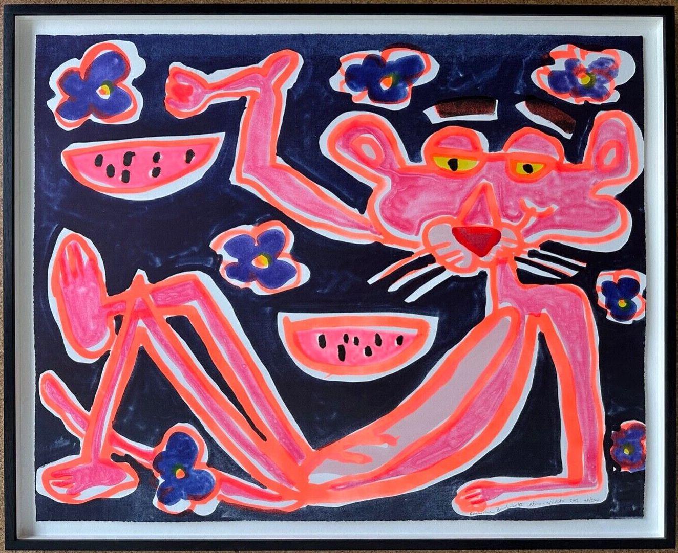 Katherine Bernhardt - African Violets - Pink Panther, Pop