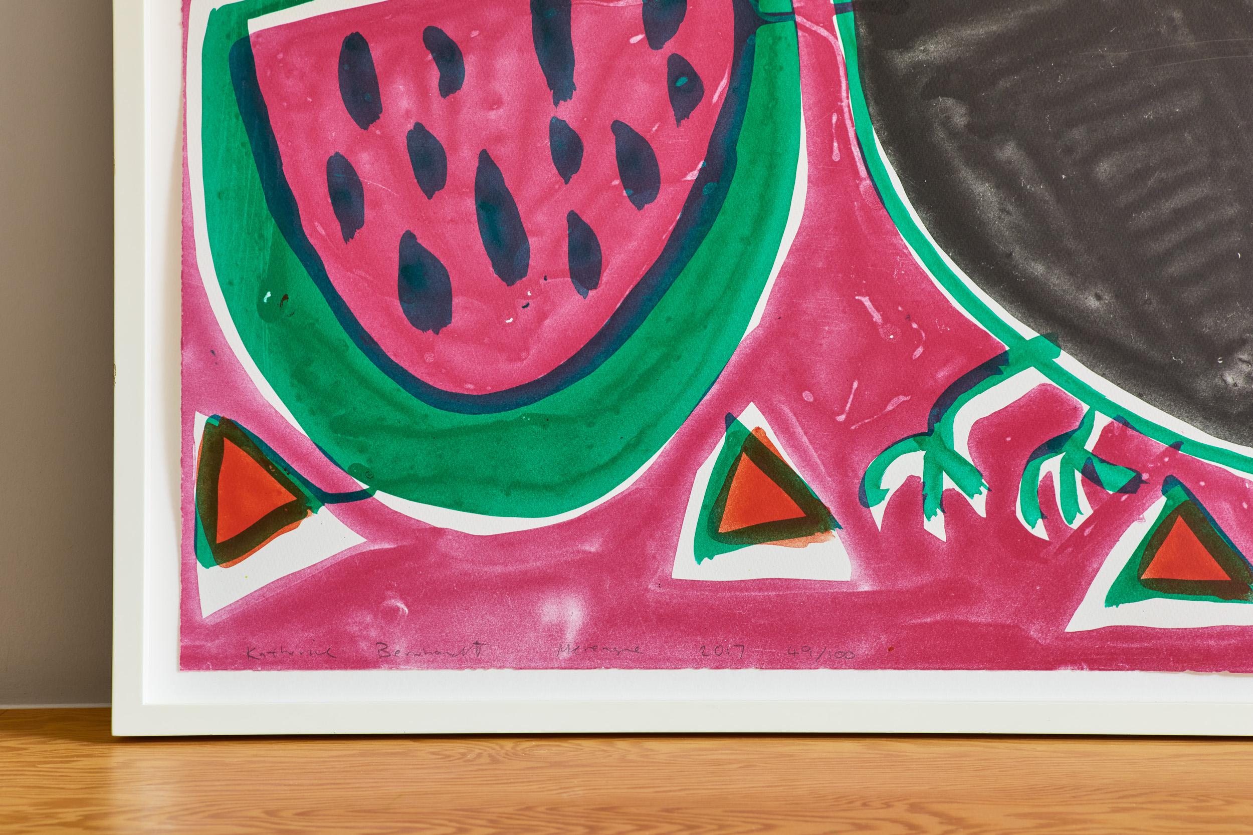 Merengue -- Print, Lithograph, Tropical, Decorative by Katherine Bernhardt For Sale 1