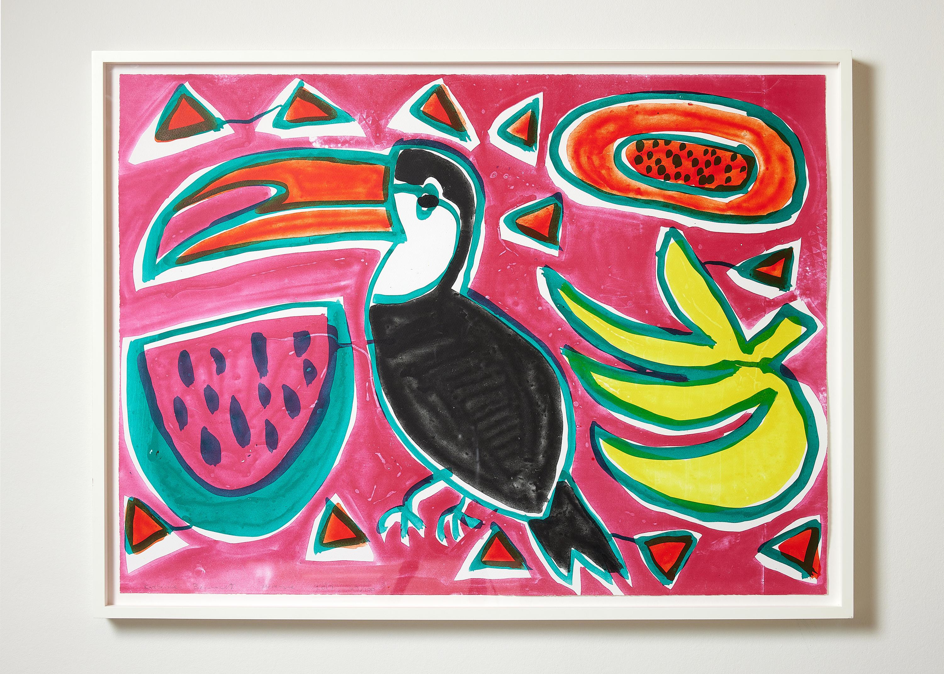 Merengue -- Print, Lithograph, Tropical, Decorative by Katherine Bernhardt