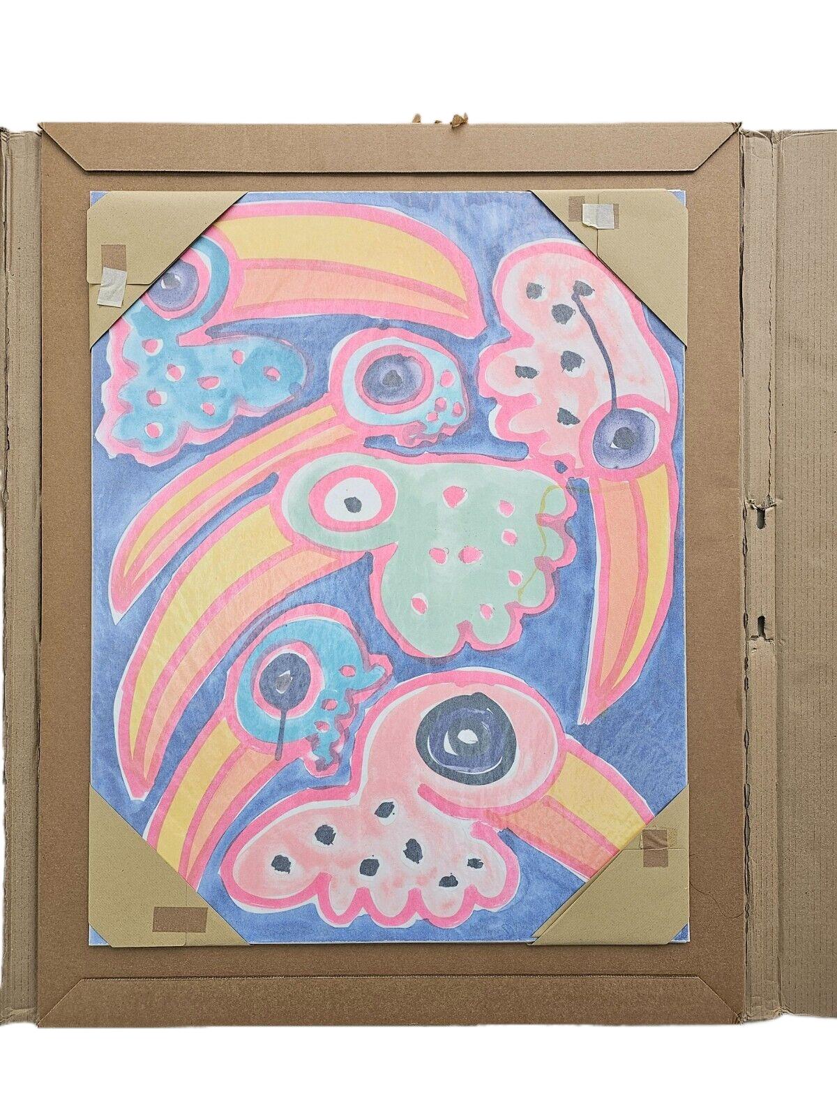 Toco Toucan Toucano (2020)
Edition de 150
Impression lithographique en neuf couleurs sur Somerset Velvet 300 g/m². 
Signé, numéroté et daté par l'artiste


Katherine Bernhardt est une artiste américaine contemporaine connue pour ses peintures