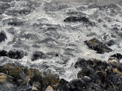 "Oggin", Contemporary Landscape, Seascape, Coastal, Oil Painting