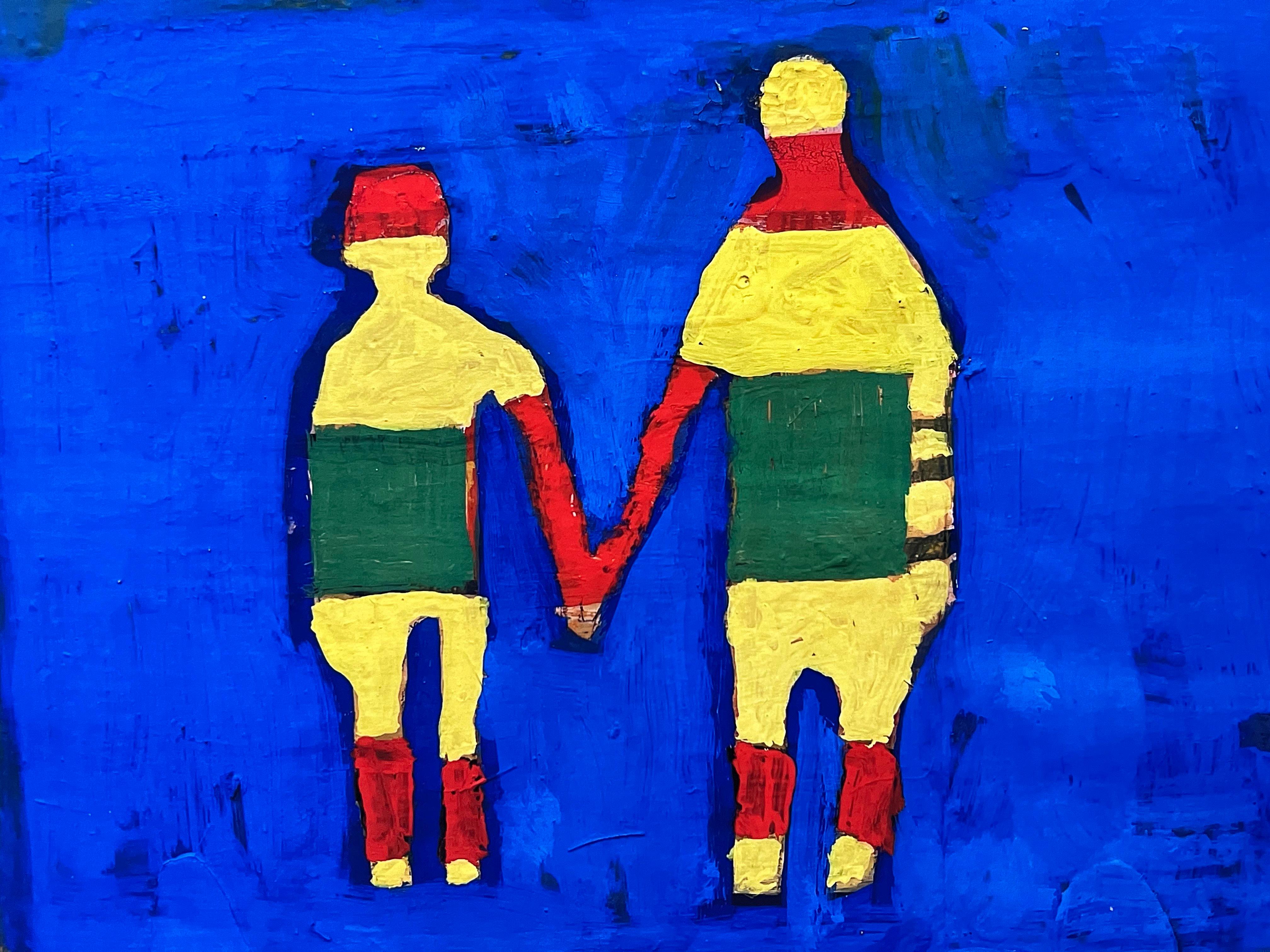 Katherine Bradford - Stripe People im Angebot 1