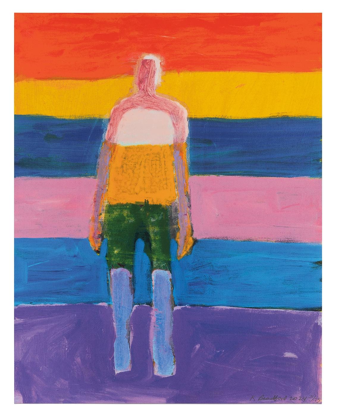 Personne avec des couleurs