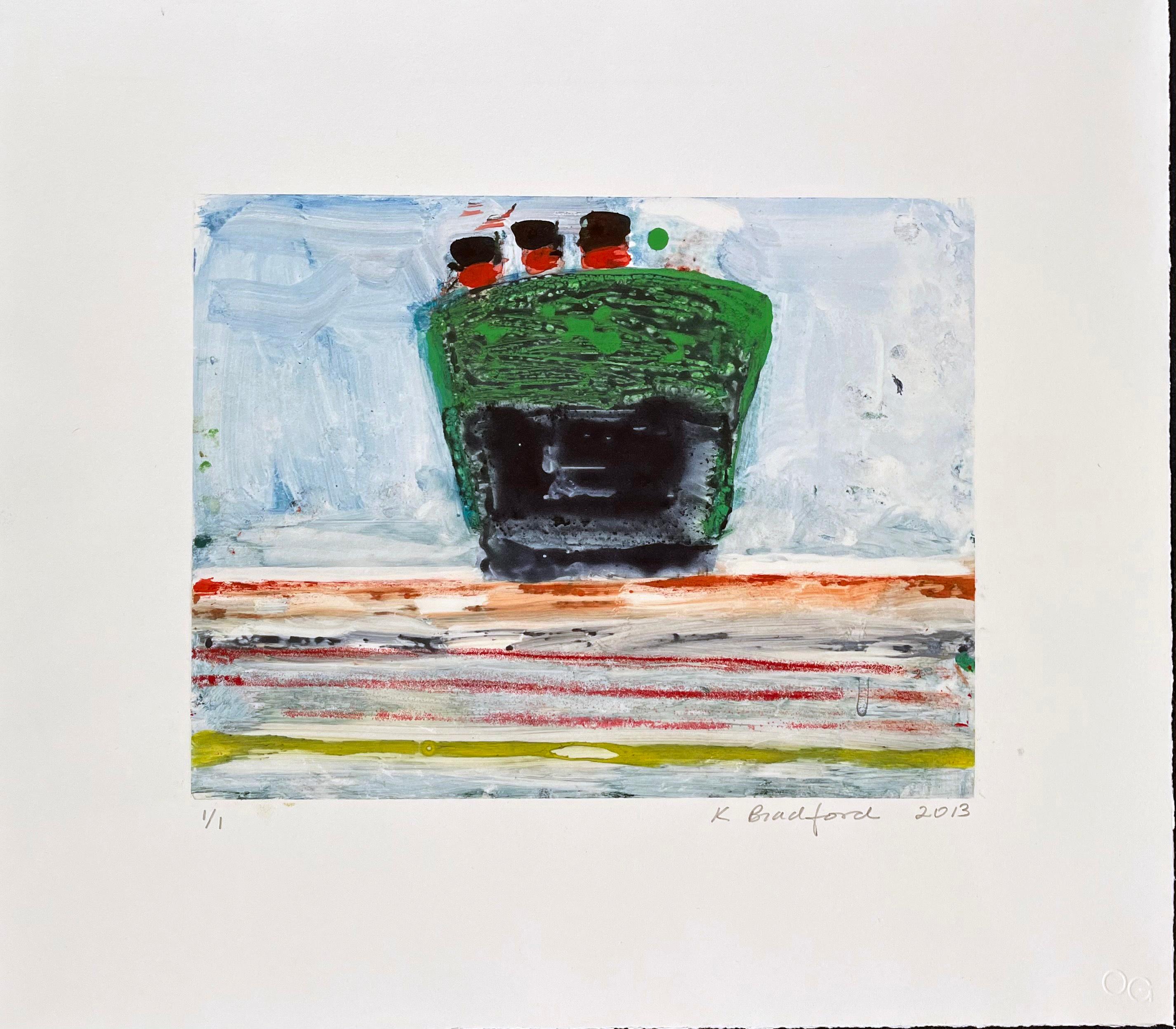 Figurative Print di Katherine Bradford - PORTFOLIO SUITE STEAMBOAT CON L'AGGIUNTA DI UN MONOTIPO, 2013