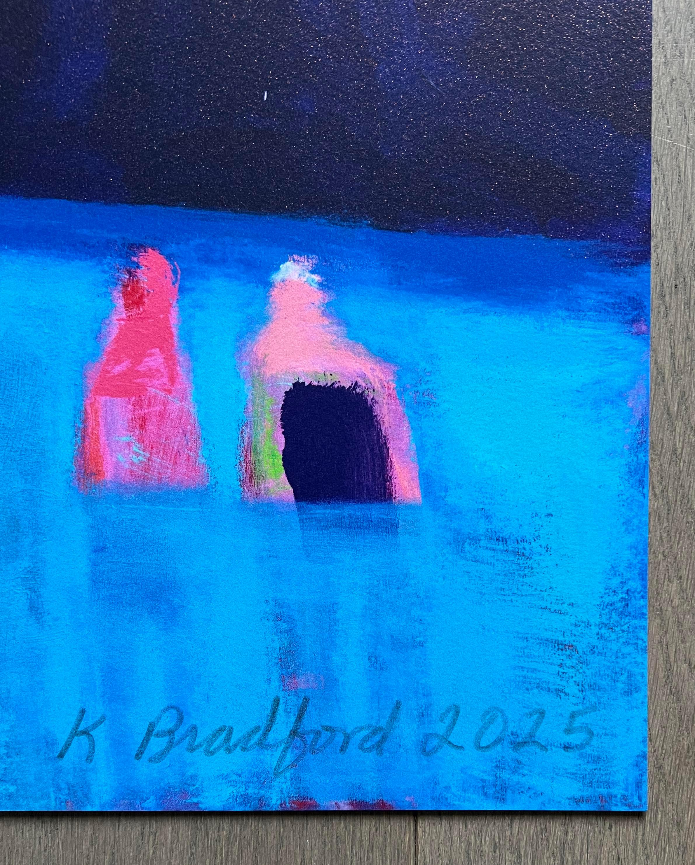Swing Over Pool - Print by Katherine Bradford