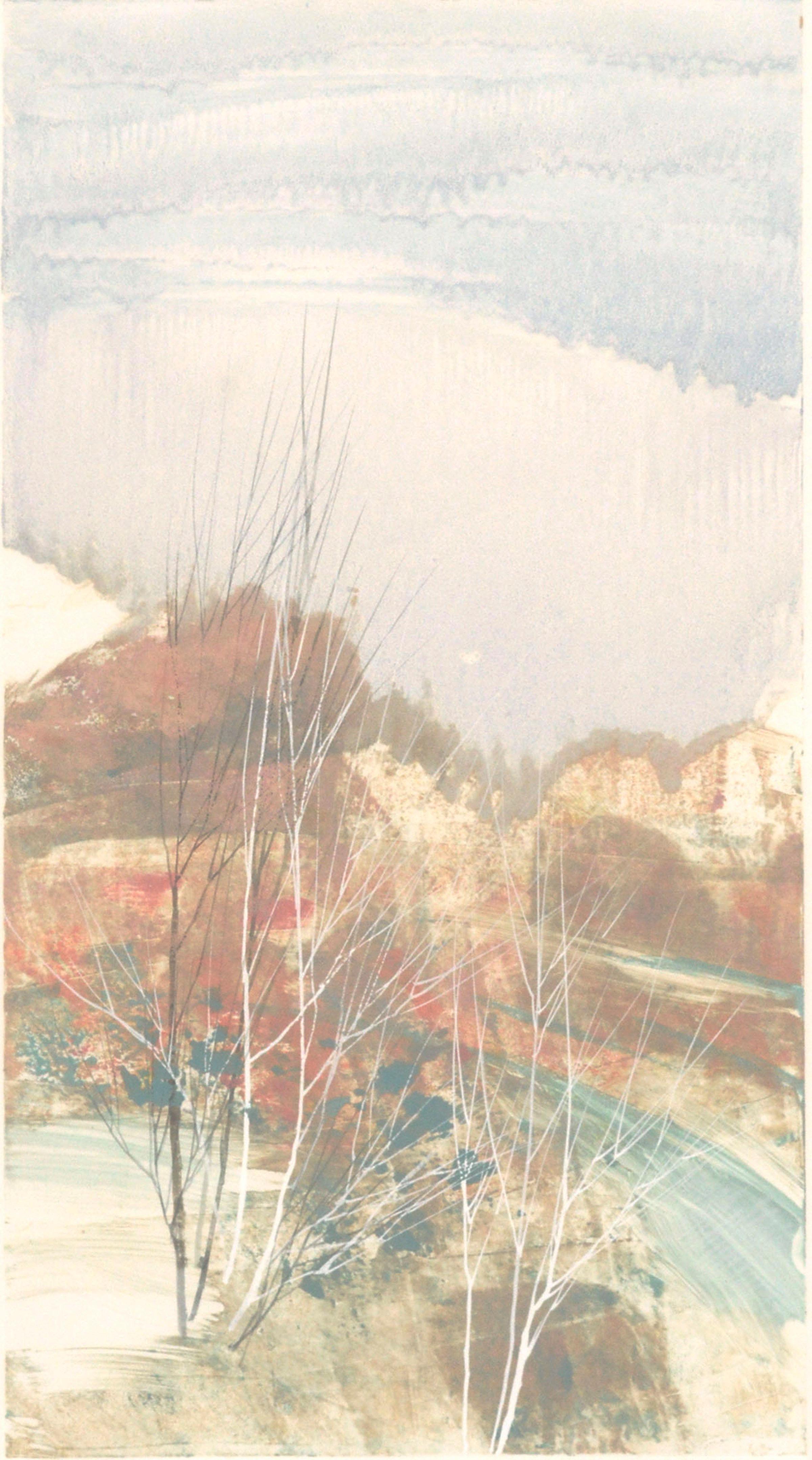 South Ridge Series #66, Abstract Landscape  - Print by  Katherine Chang Liu
