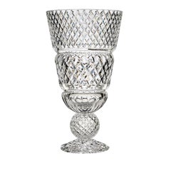 Katherine conical large vase with clear sphere by Mario Cioni & C