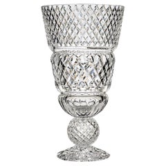 Katherine conical large vase with clear sphere by Mario Cioni & C