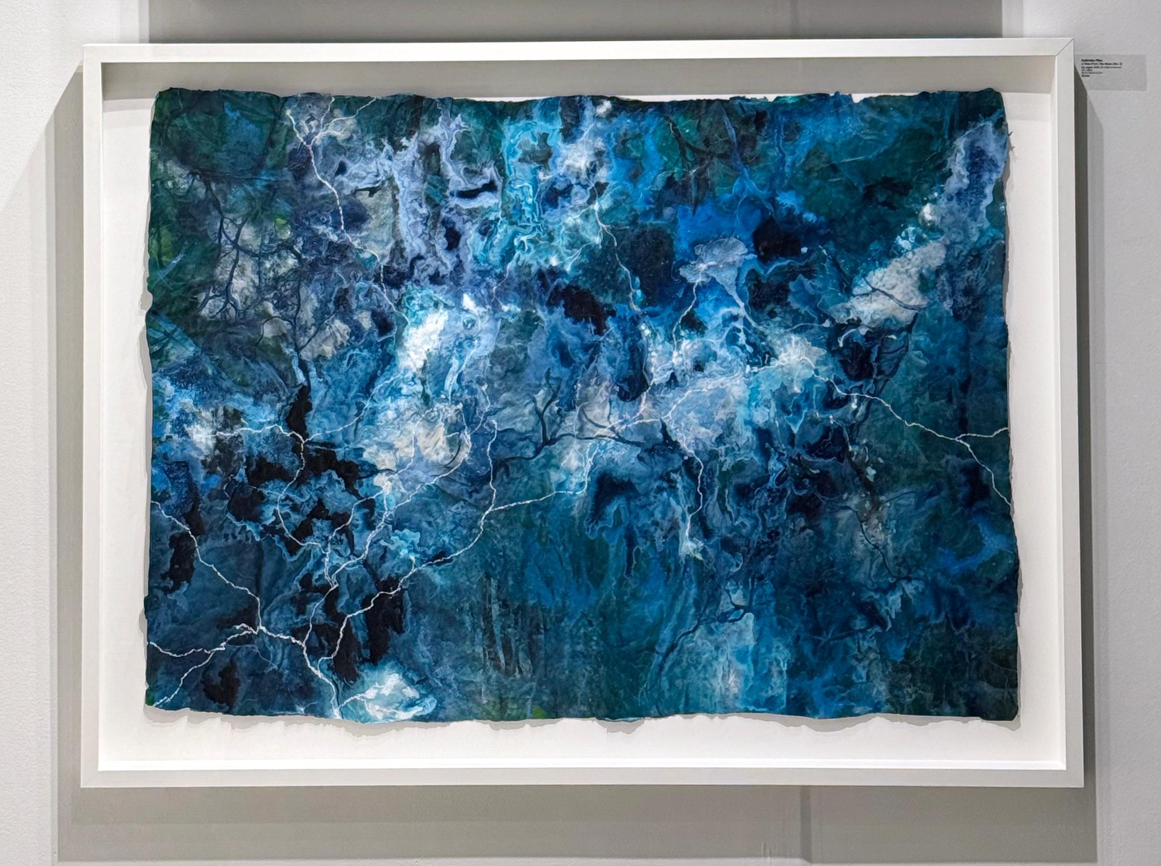 A View From The Moon (No. 5) A stunning large painting with striking sky blues im Angebot 13