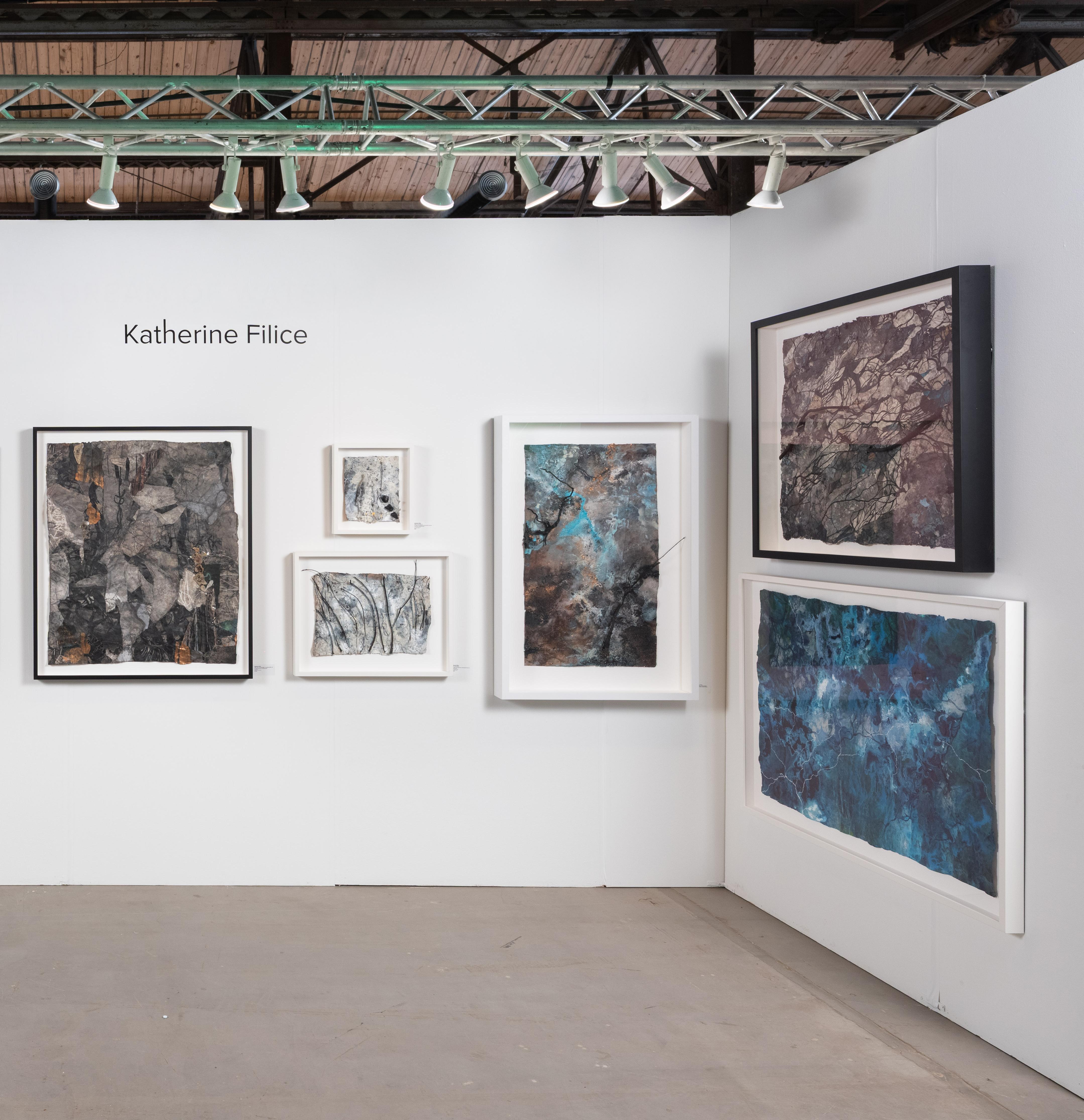 „Burn Scar (No 2)“ Texturiertes, vom Wald inspiriertes Gemälde von Katherine Filice im Angebot 8