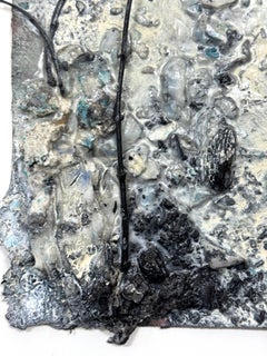 "Burn Scar (No. 3)" Sculptural Forest Inspired Painting by Katherine Filice