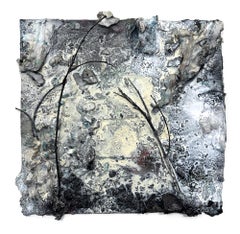 "Burn Scar (No. 3)" Sculptural Forest Inspired Painting by Katherine Filice