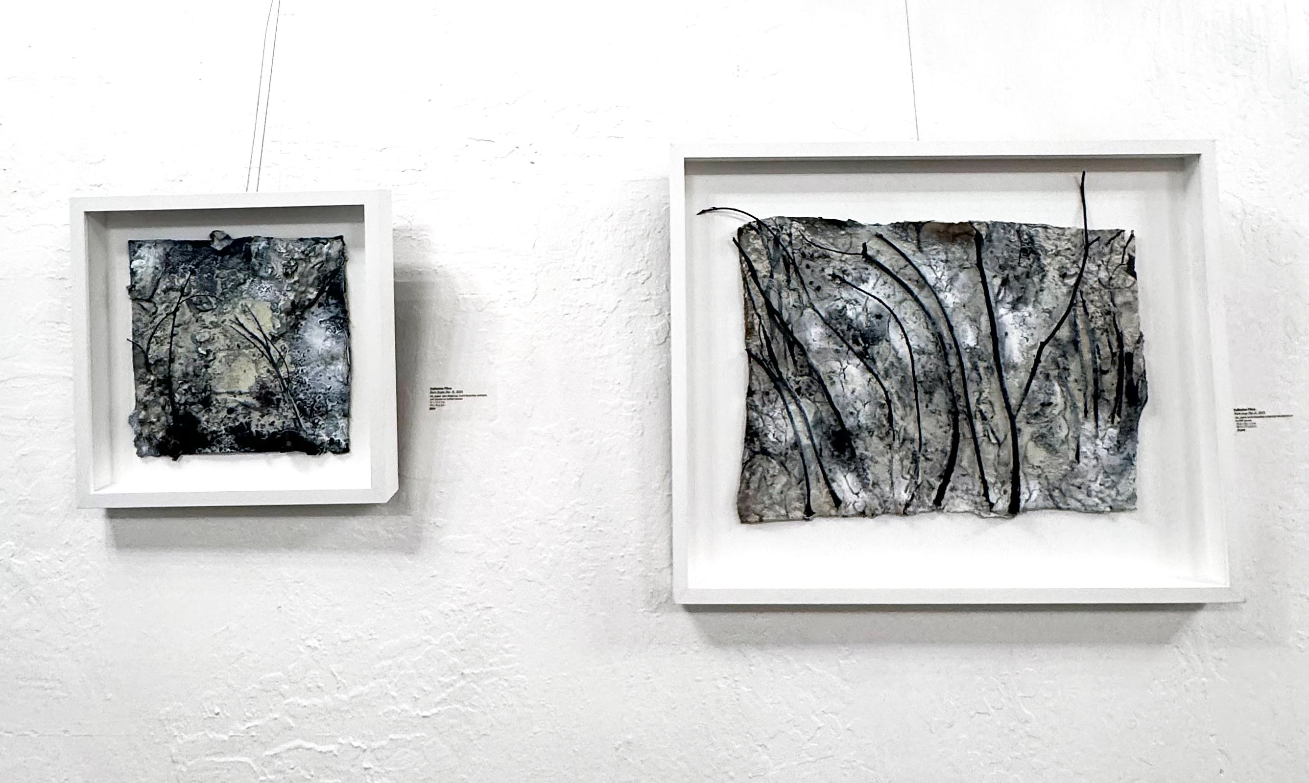 „Burn Scar (No. 3)“ Skulpturales, vom Wald inspiriertes Gemälde von Katherine Filice im Angebot 4