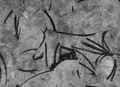 Fallen Angels Always Rise No. 2 a monotone fractured contemporary painting