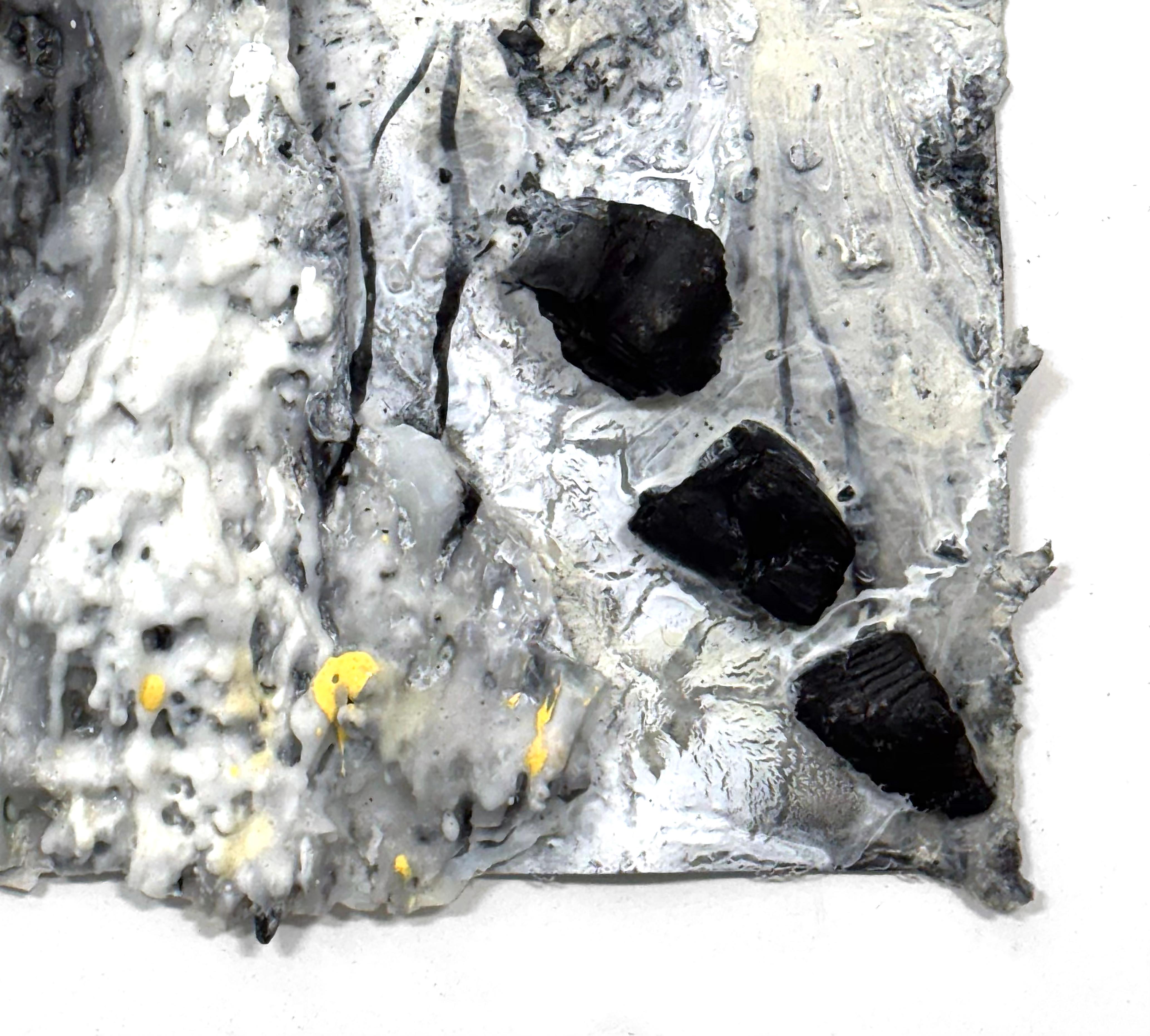 Signs of Life (No. 2) Small-Scale Mixed Media Forest Work by Katherine Filice For Sale 5