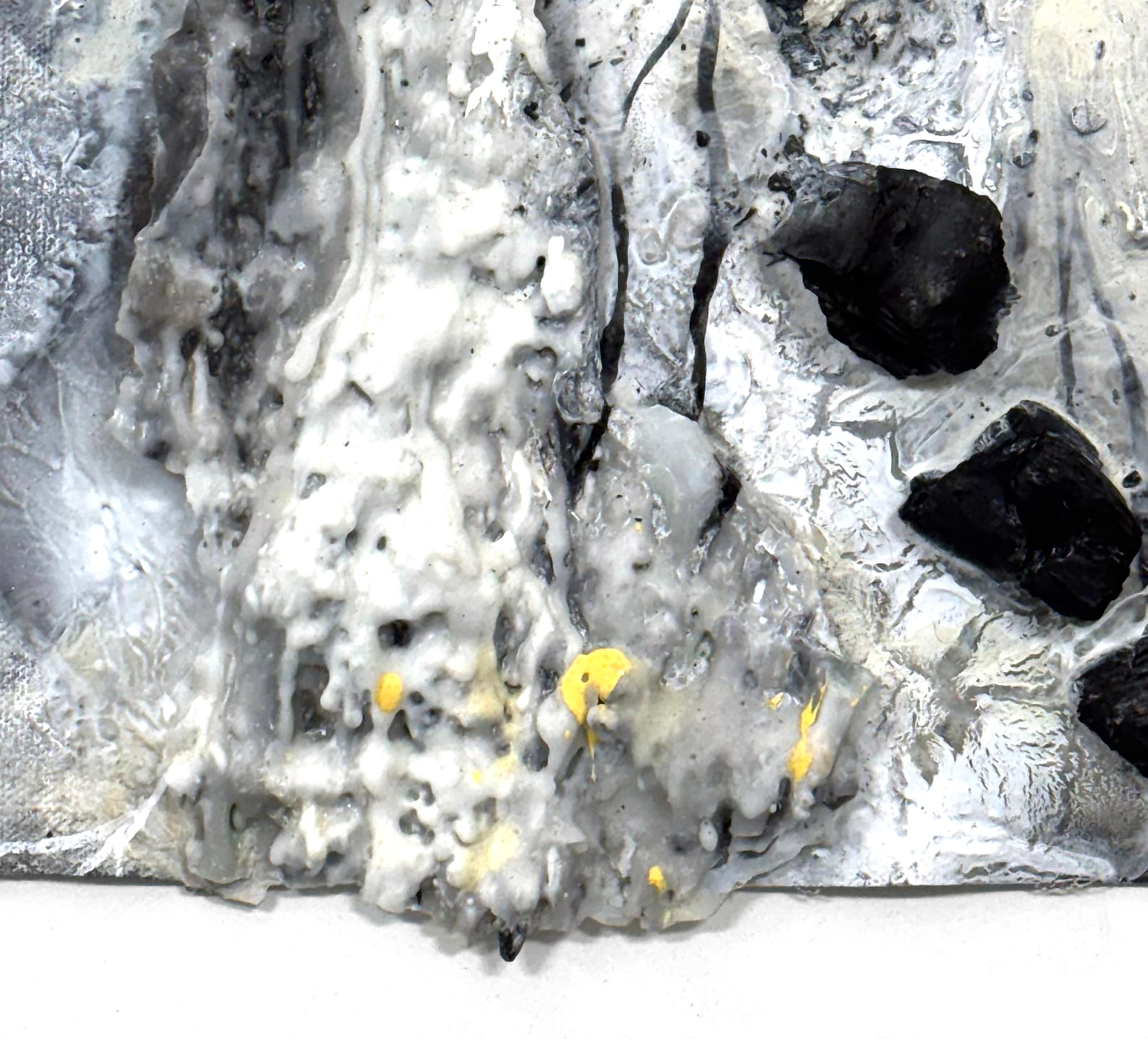 Signs of Life (No. 2) Small-Scale Mixed Media Forest Work by Katherine Filice For Sale 7