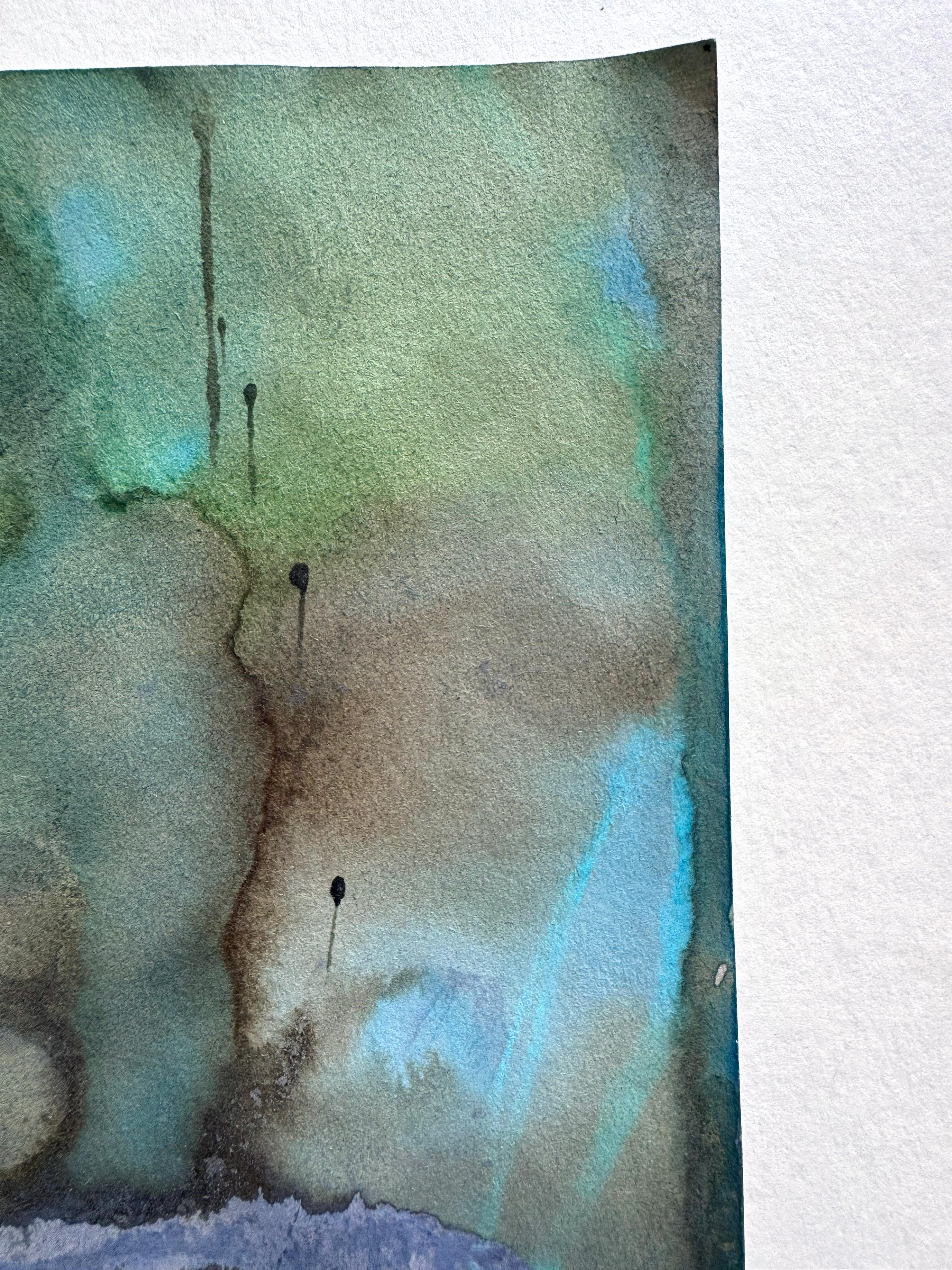 Wayfinding (No. 3) Forest-Inspired Work on Paper by Katherine Filice For Sale 1