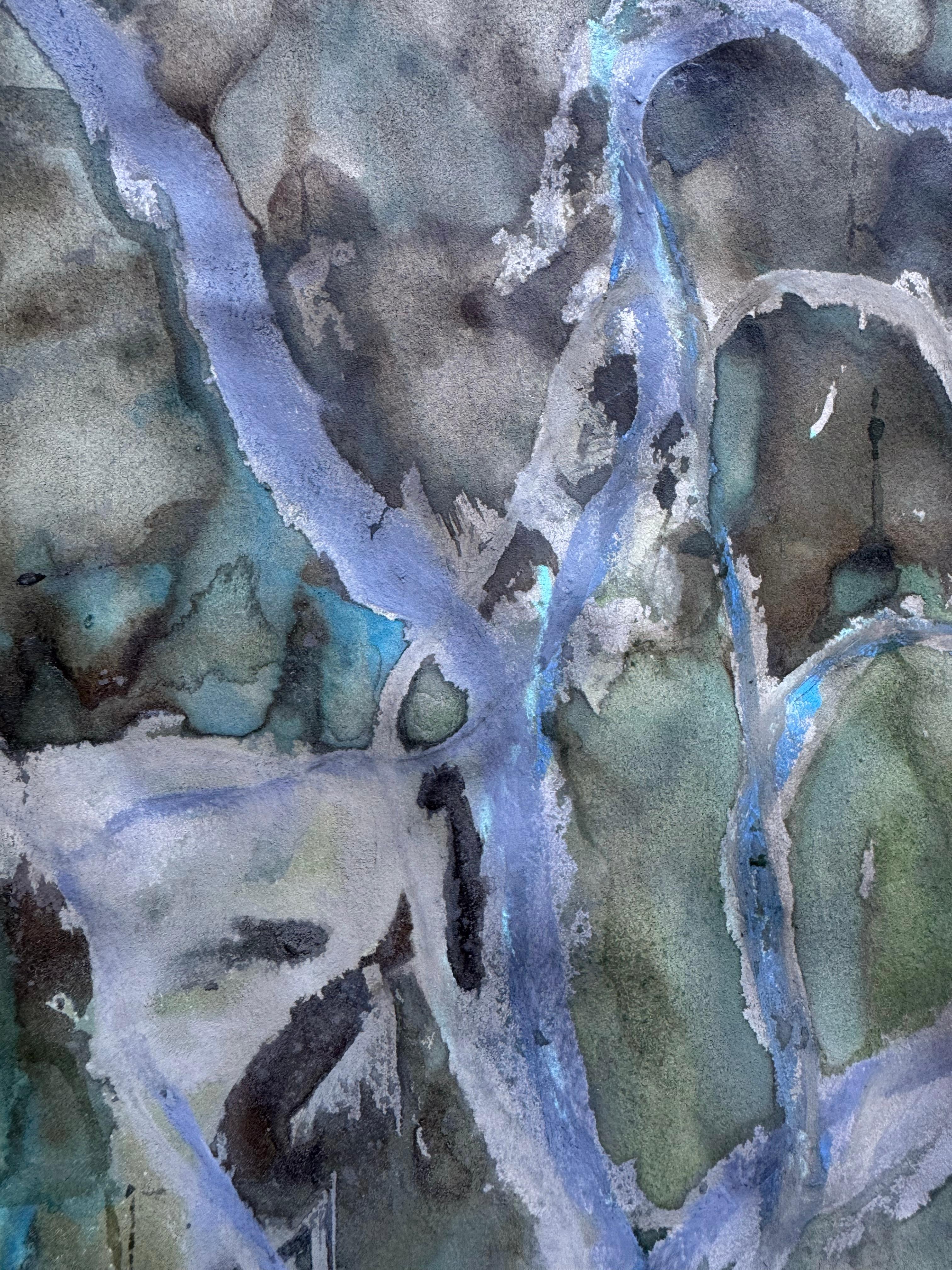 Wayfinding (No. 3) Forest-Inspired Work on Paper by Katherine Filice For Sale 5