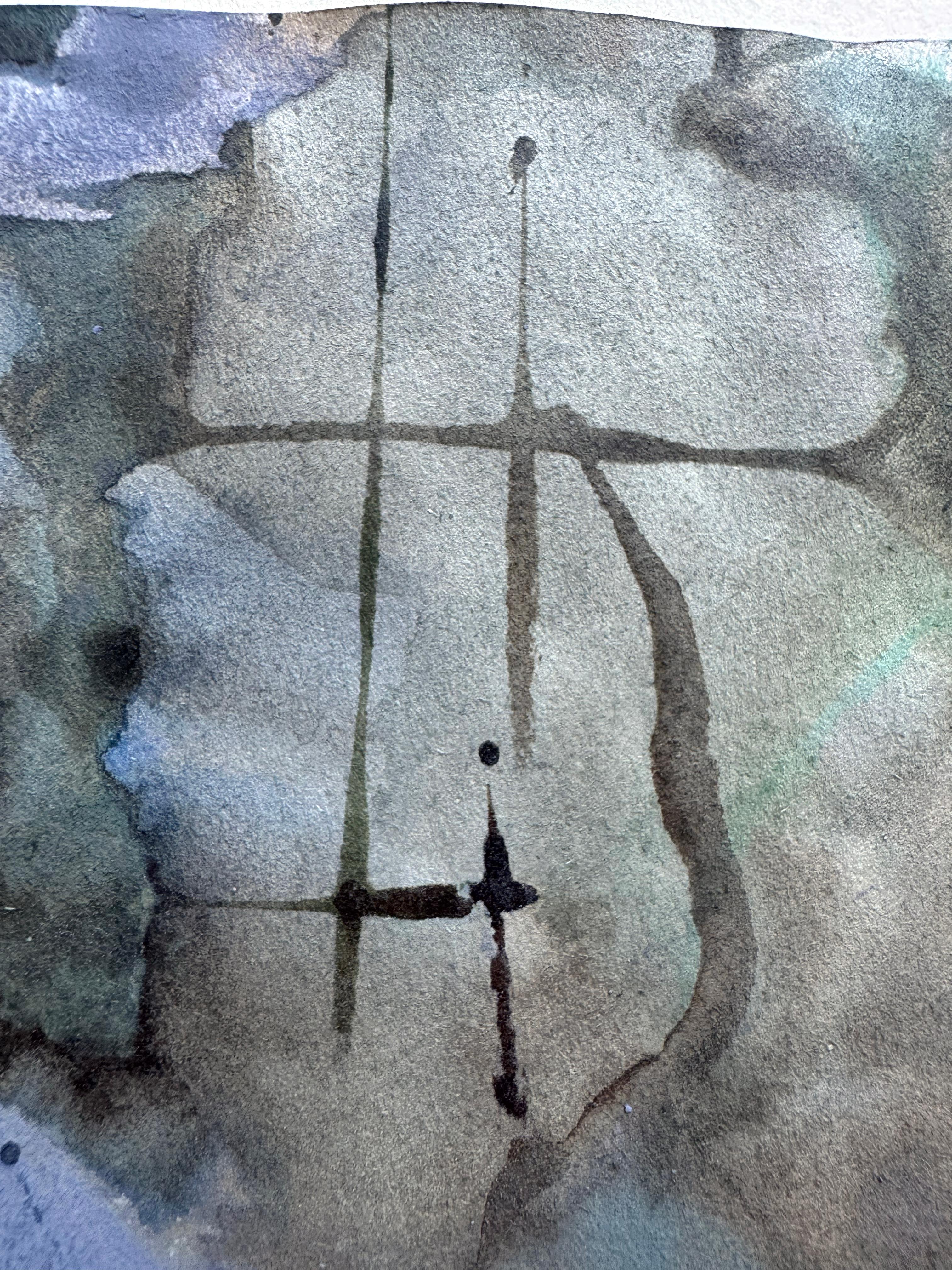 Wayfinding (No. 3) Forest-Inspired Work on Paper by Katherine Filice For Sale 7