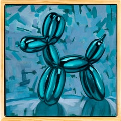 „Balloon Hund IV“, Ölgemälde auf Leinwand