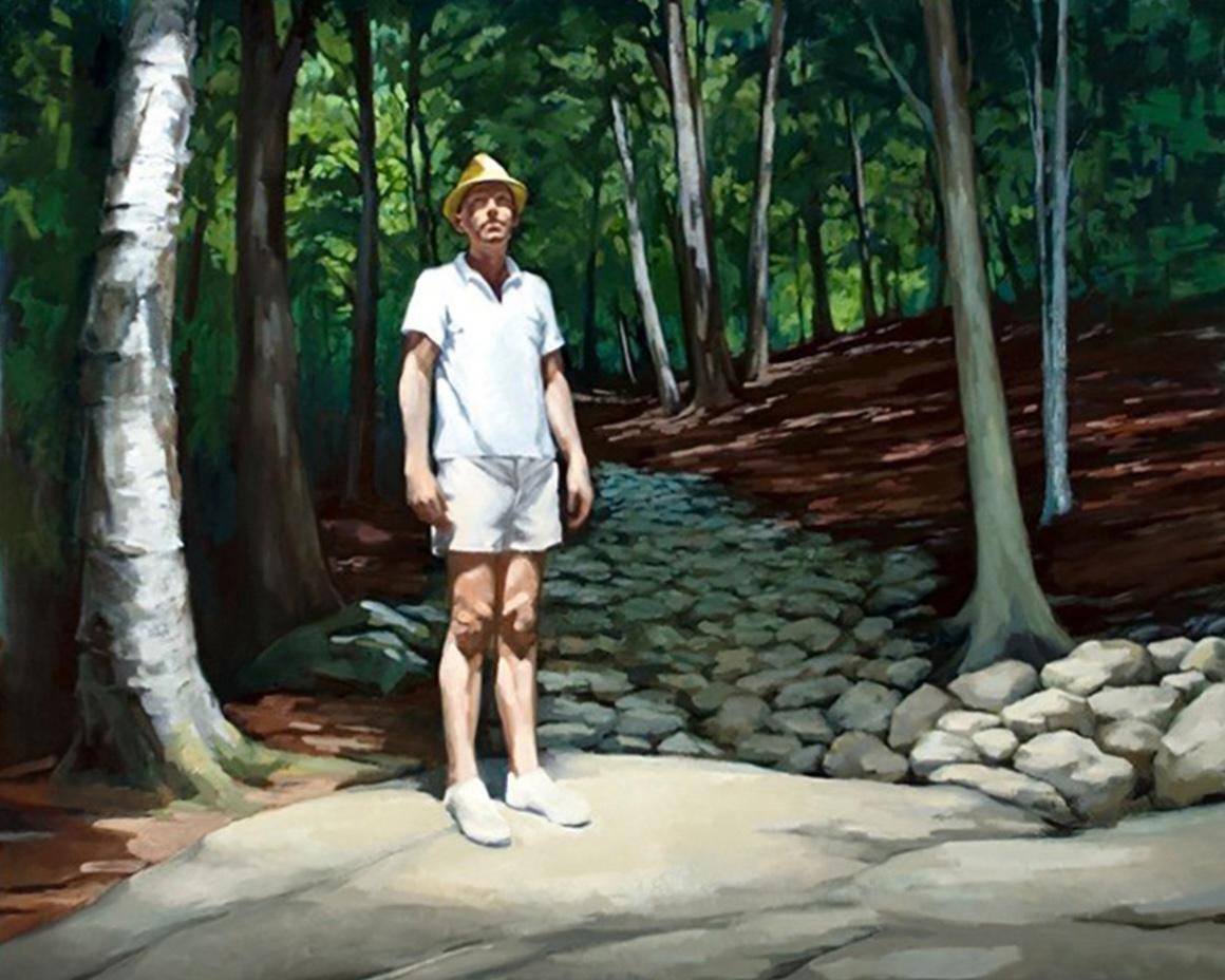 Conversation - Black Portrait Painting by Katherine Fraser