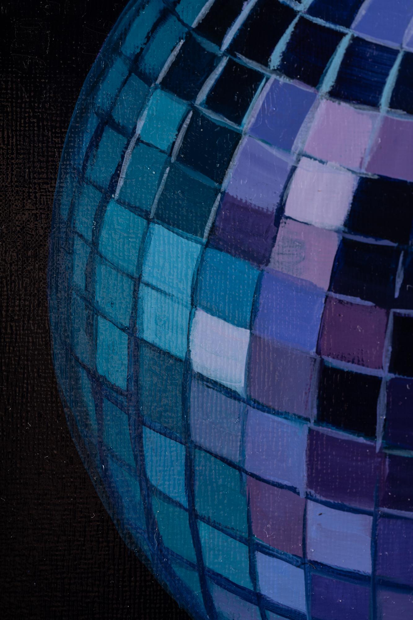 disco ball painting