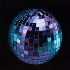 "Disco Ball I" Oil on panel
